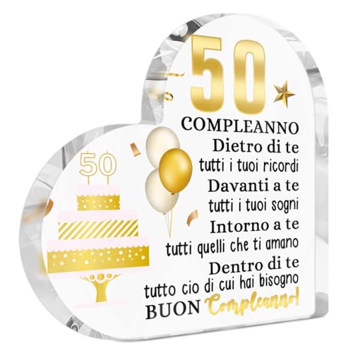 Putuo Decor Acryl-Dekoration Herz – Geschenk zum 60. Geburtstag mit Spruch "Alles Gute zum Geburtstag" und Luftballons – für Männer und Frauen Putuo Decor Acryl-Dekoration Herz – Geschenk zum 60. Geburtstag mit Spruch "Alles Gute zum Geburtstag" und Luftballons – für Männer und Frauen von Putuo Decor