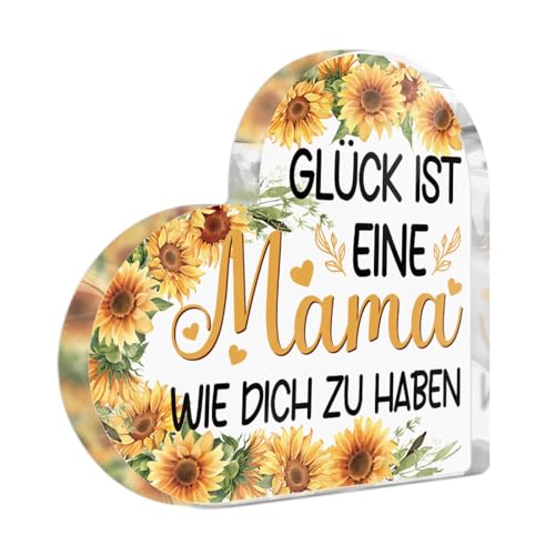 Putuo Decor Mama Acryl Herz Deko – Dankbare Tischdekoration mit Spruch, Geschenk für Mutter Putuo Decor Mama Acryl Herz Deko – Dankbare Tischdekoration mit Spruch, Geschenk für Mutter von Putuo Decor
