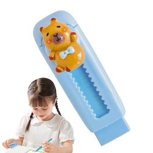 Gleitradierer Niedliche Capybara Radiergummi Einziehbarer Radiergummi Kinder Push-Pull Bleistiftradierer Für Grundschüler, Geschenk, Schreibwaren, Belohnung 2.5x8.5x3 Cm Gleitradierer Niedliche Capybara Radiergummi Einziehbarer Radiergummi Kinder Push-Pull Bleistiftradierer Für Grundschüler, Geschenk, Schreibwaren, Belohnung 2.5x8.5x3 Cm von Puwaiio