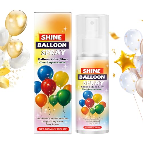 Puwaiio Ballon Glanz Spray | Lang Anhaltender Glanznebel Für Dekorationen - Glanzspray Für Innen- Und Außendekoration Bei Feiern & Events von Puwaiio