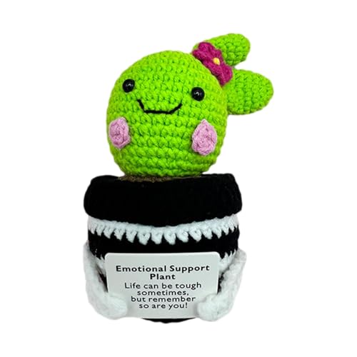 Puwaiio Gehäkelte Puppe, emotionaler Unterstützungs- gestrickte Positive inspirierende lustige Puppe - Lustiger -aus Baumwollgarn für Ostern, Valentinstag, Einweihungsfeier, Weihnachten, Geburtstag Puwaiio Gehäkelte Puppe, emotionaler Unterstützungs- gestrickte Positive inspirierende lustige Puppe - Lustiger -aus Baumwollgarn für Ostern, Valentinstag, Einweihungsfeier, Weihnachten, Geburtstag von Puwaiio
