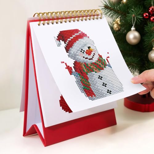 Puwaiio Gem Art Kalender 2026 | Punktmalerei Tischkalender 2026 - Bastelbedarf Jahresplaner Für Weihnachten Zuhause Schule Erwachsene Anfänger Puwaiio Gem Art Kalender 2026 | Punktmalerei Tischkalender 2026 - Bastelbedarf Jahresplaner Für Weihnachten Zuhause Schule Erwachsene Anfänger von Puwaiio
