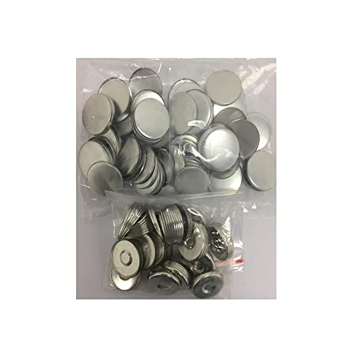 Knopfteile für Knopfmacher-Maschine, DIY-Abzeichenherstellung (32 mm/Kühlschrankmagnet) von Pwishef