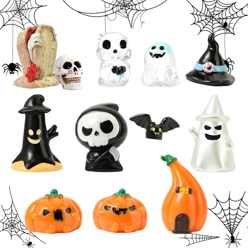 12Stück Mini Halloween Figuren Set Party liefert Cupcake Figuren Cake Topper Geist Kuchendekoration Tortendeko für Kürbis Fledermaus Party Totenkopf Familienessen Grabstein Dekoration Ornamente 12Stück Mini Halloween Figuren Set Party liefert Cupcake Figuren Cake Topper Geist Kuchendekoration Tortendeko für Kürbis Fledermaus Party Totenkopf Familienessen Grabstein Dekoration Ornamente von Pwsap