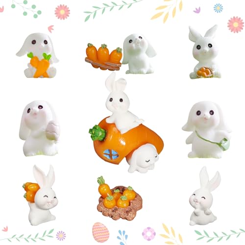 12Stück Mini Ostern Figuren Set Party liefert Cupcake Figuren Cake Topper Häschen Kuchendekoration Tortendeko für Kinder Ostern Party Babyparty Karotte Kaninchen Familienessen Dekoration Ornamente 12Stück Mini Ostern Figuren Set Party liefert Cupcake Figuren Cake Topper Häschen Kuchendekoration Tortendeko für Kinder Ostern Party Babyparty Karotte Kaninchen Familienessen Dekoration Ornamente von Pwsap