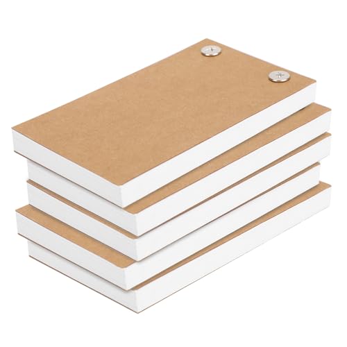 Daumenkino-Kit, LED-Flipbook-Kit Blanko Flipbooks Kleine Größe für Kalligrafie für Animationsgeschichten von Pwshymi