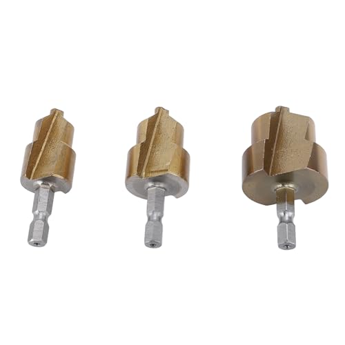 Pwshymi 3pcs PPR Hifting Staded Bohrer BIT Hex Shank RAMER BIT 20/25/32 Mm für PPR -Rohrreparatur mit TI -Beschichtungsverschleiß Widerstand Lagerstahl von Pwshymi