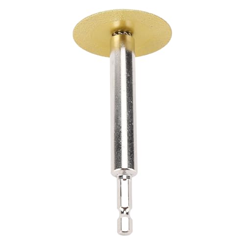 Pwshymi Diamant-Trennrad, Diamant-Trennscheibe mit 1/4 Zoll Sechskantschaft für Glas, Jade, Kristall, Keramik, PVC, Kunststoffrohre (10 cm Pole) von Pwshymi