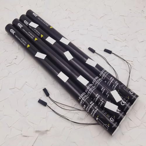 PxkVrin 25 Pcs Elektronische Multicolor Konfetti, Hochzeit Konfetti-Kanone, 80 cm Im Konfettikanonen Set, für Hochzeit Und Geburtstag. White PxkVrin 25 Pcs Elektronische Multicolor Konfetti, Hochzeit Konfetti-Kanone, 80 cm Im Konfettikanonen Set, für Hochzeit Und Geburtstag. White von PxkVrin