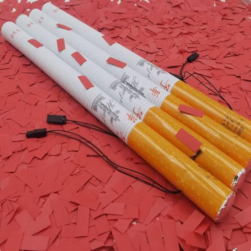 PxkVrin 25 Pcs Elektronische Multicolor Konfetti, Konfetti Bombe, Biologisch Abbaubar Gemischte Farbe Konfetti Shooter, für Hochzeit Und Geburtstag. CigaretteRed PxkVrin 25 Pcs Elektronische Multicolor Konfetti, Konfetti Bombe, Biologisch Abbaubar Gemischte Farbe Konfetti Shooter, für Hochzeit Und Geburtstag. CigaretteRed von PxkVrin