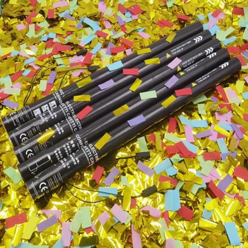 PxkVrin 25 Pcs Elektronische Multicolor Konfetti, Konfetti Bombe, Biologisch Abbaubar Gemischte Farbe Konfetti Shooter, für Hochzeit Und Geburtstag. ColouredandGold PxkVrin 25 Pcs Elektronische Multicolor Konfetti, Konfetti Bombe, Biologisch Abbaubar Gemischte Farbe Konfetti Shooter, für Hochzeit Und Geburtstag. ColouredandGold von PxkVrin
