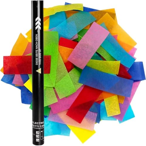 PxkVrin 25 Pcs Elektronische Multicolor Konfetti, Party-Popper 80 cm, Biologisch Abbaubar Gemischte Farbe Konfetti Shooter, für Hochzeit Und Geburtstag. Colour PxkVrin 25 Pcs Elektronische Multicolor Konfetti, Party-Popper 80 cm, Biologisch Abbaubar Gemischte Farbe Konfetti Shooter, für Hochzeit Und Geburtstag. Colour von PxkVrin