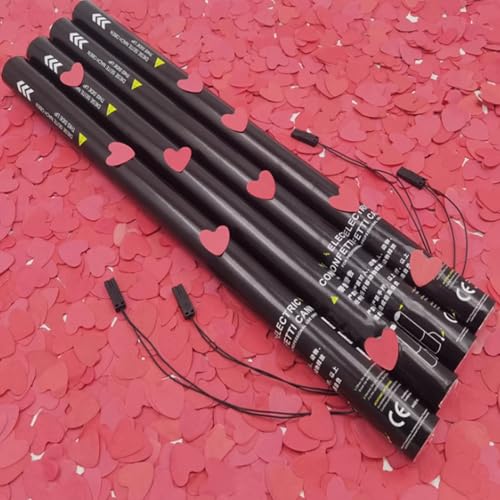 PxkVrin 25 Pcs Elektronische Multicolor Konfetti, Party-Popper 80 cm, Biologisch Abbaubar Gemischte Farbe Konfetti Shooter, für Hochzeit Und Geburtstag. RedPeach PxkVrin 25 Pcs Elektronische Multicolor Konfetti, Party-Popper 80 cm, Biologisch Abbaubar Gemischte Farbe Konfetti Shooter, für Hochzeit Und Geburtstag. RedPeach von PxkVrin