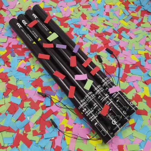 PxkVrin 25pcs 80 cm Im Konfettikanonen Set, Konfetti Bombe, Hochzeit Konfetti-Kanone, für Hochzeiten Halloween Weihnachten Bar BüHne Effekt, Bunt,Red. Colour PxkVrin 25pcs 80 cm Im Konfettikanonen Set, Konfetti Bombe, Hochzeit Konfetti-Kanone, für Hochzeiten Halloween Weihnachten Bar BüHne Effekt, Bunt,Red. Colour von PxkVrin