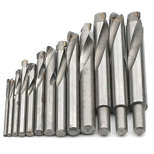 Pxyelec 13 Stück Hartmetall-Spiralbohrer, Metallbohrer YG-Legierung, für Edelstahl/Kupfer/Aluminium/Zinklegierung, 3 4 5 6 7 8 9 10 11 12 13,5 14 15 mm von Pxyelec