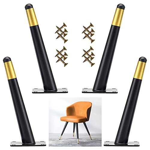 Metall Möbelbeine 10cm 15cm 20cm 25cm 30cm 40cm 50cm,4 Stück Schräge Tischbeine,Möbelfüße Mit Schrauben,Diy Ersatz Möbelfüsse,Schwarz/Gold Tischfüße,Sofa Schrank Stützbeine,GoldBlack-72cm(28.3in) Metall Möbelbeine 10cm 15cm 20cm 25cm 30cm 40cm 50cm,4 Stück Schräge Tischbeine,Möbelfüße Mit Schrauben,Diy Ersatz Möbelfüsse,Schwarz/Gold Tischfüße,Sofa Schrank Stützbeine,GoldBlack-72cm(28.3in) von Pxzybd