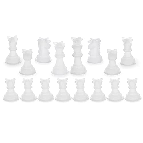 Pyatofly Schachform für Harz, Form aus Schachharz aus Silikon, Formen für Epoxidharz aus Kristall, ein Schach für DIY Geburtstagsgeschenke von Pyatofly