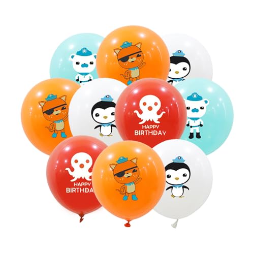 20 Stück Die Oktonauten Luftballons, die Oktonauten Geburtstagsparty-Dekorationen, die Oktonauten Partyzubehör von Pyeunglloon