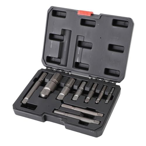 Pyhodi 9 PCs Beschädigte Rohrabzugs -Extraktor -Set CRMO -Stahlstahl -Rohrentfernungswerkzeugkit Zur Wartung, Umfasst 6 Kurze und 3 Lange Extraktoren mit Speicherbox, Geeignet für Pyhodi 9 PCs Beschädigte Rohrabzugs -Extraktor -Set CRMO -Stahlstahl -Rohrentfernungswerkzeugkit Zur Wartung, Umfasst 6 Kurze und 3 Lange Extraktoren mit Speicherbox, Geeignet für von Pyhodi