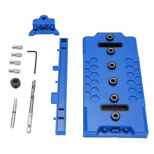 Pyhodi Regal Pin -Bohr -Jig, Shelf Pin Jig Abs Regal Pin Bohrer Guides Holzbearbeitungswerkzeuge für Präzise Gerade Löcher, Elektrowerkzeugzubehör Jigs für den Täglichen Gebrauch Bequem Pyhodi Regal Pin -Bohr -Jig, Shelf Pin Jig Abs Regal Pin Bohrer Guides Holzbearbeitungswerkzeuge für Präzise Gerade Löcher, Elektrowerkzeugzubehör Jigs für den Täglichen Gebrauch Bequem von Pyhodi