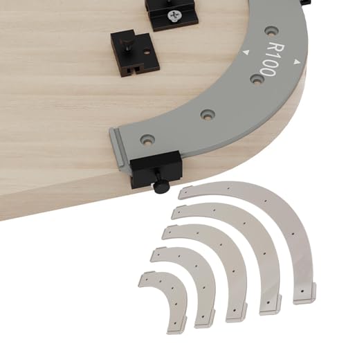 Pyhodi Router -Eck -Jig -Vorlagen, Eckradius -Vorlagen mit Abnehmbarem Jig R100 R150 R200 R250 R300 Plastik für Holzbearbeitung, Verwendung mit Routertisch, Ideal für Routing Runded Pyhodi Router -Eck -Jig -Vorlagen, Eckradius -Vorlagen mit Abnehmbarem Jig R100 R150 R200 R250 R300 Plastik für Holzbearbeitung, Verwendung mit Routertisch, Ideal für Routing Runded von Pyhodi