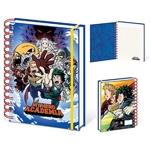 My Hero Academia Notizbuch (Reach For It Design) Spiral A5 Notizbuch & Tagebuch - Offizielles Lizenzprodukt von Pyramid International