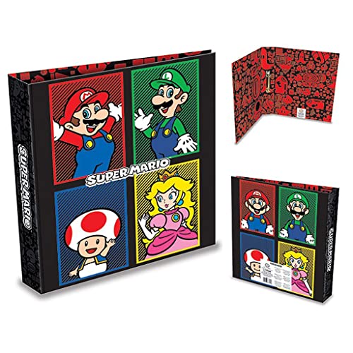 Pyramid International Super Mario Ringordner, A4, 4 Farben, offizielles Lizenzprodukt Pyramid International Super Mario Ringordner, A4, 4 Farben, offizielles Lizenzprodukt von Pyramid International