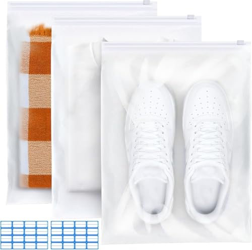 30 Stück 35x45cm Zip Beutel Wiederverwendbar Plastiktüten Groß Gefrostet Zipper Ziplock Beutel Wasserdicht Keine Löcher Zip Tüten Bag Aufbewahrungsbeutel für Kleidung Reise Unterwäsche Handtuch Schuhe 30 Stück 35x45cm Zip Beutel Wiederverwendbar Plastiktüten Groß Gefrostet Zipper Ziplock Beutel Wasserdicht Keine Löcher Zip Tüten Bag Aufbewahrungsbeutel für Kleidung Reise Unterwäsche Handtuch Schuhe von Pyroclasia