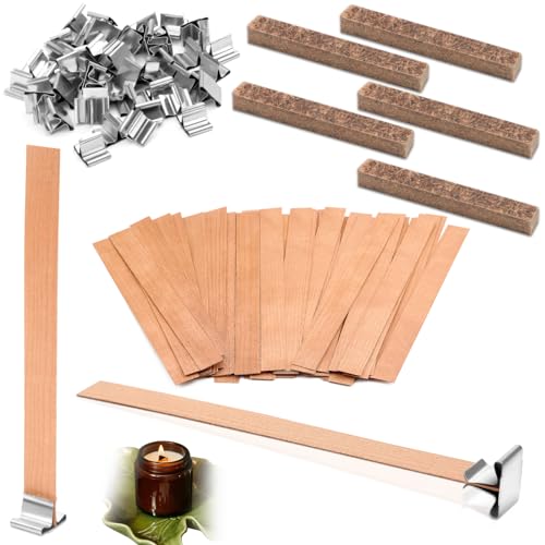 50 Stück Kerzendochte mit 50 STK Eisenständer Holzdocht für Kerzen Holz für Kerzenherstellung DIY Handwerk 13 x 130mm + 5 x Dauerdocht für Wachsfresser Kerzendocht Dicke Outdoor 50 Stück Kerzendochte mit 50 STK Eisenständer Holzdocht für Kerzen Holz für Kerzenherstellung DIY Handwerk 13 x 130mm + 5 x Dauerdocht für Wachsfresser Kerzendocht Dicke Outdoor von Pyroclasia