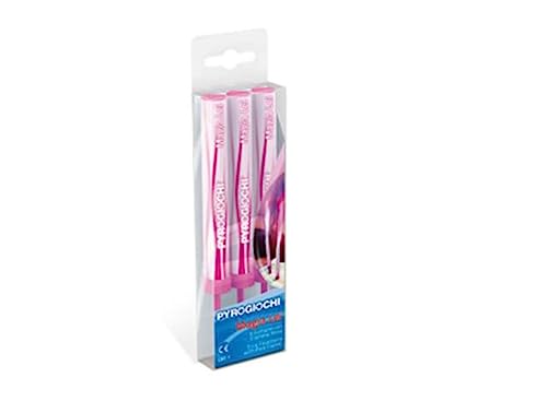 3 Tortenbrunnen MAGIA LEI bunte Pyrotechnikkerzen von Pyrogiochi