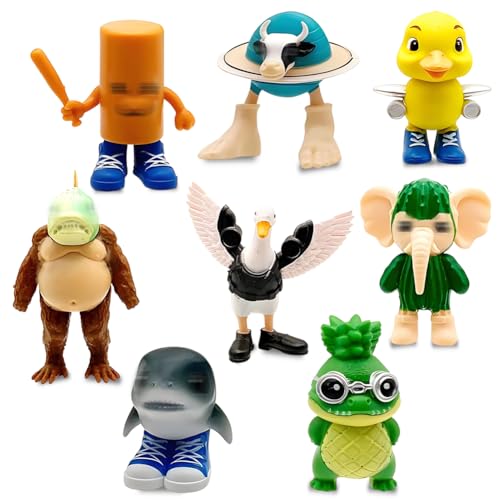 PyrrlicToy 8pcs Italan Brain Mini Figuren Deko Set, Cartoon Geburtstag Tortendeko Spielzeug Figuren Set, Kreative Schreibtisch Dekorationen Geschenke für Fans PyrrlicToy 8pcs Italan Brain Mini Figuren Deko Set, Cartoon Geburtstag Tortendeko Spielzeug Figuren Set, Kreative Schreibtisch Dekorationen Geschenke für Fans von PyrrlicToy