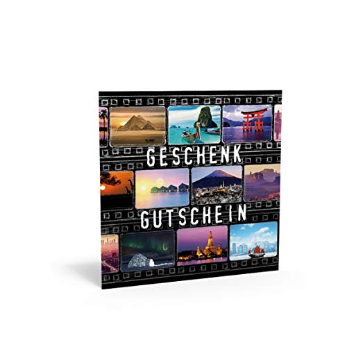 Pythagoras Reisebüro Geschenkgutscheine, 10 Gutscheinkarten mit großem Feld für Firmenstempel inkl. transparentem Kuvert Pythagoras Reisebüro Geschenkgutscheine, 10 Gutscheinkarten mit großem Feld für Firmenstempel inkl. transparentem Kuvert von Pythagoras