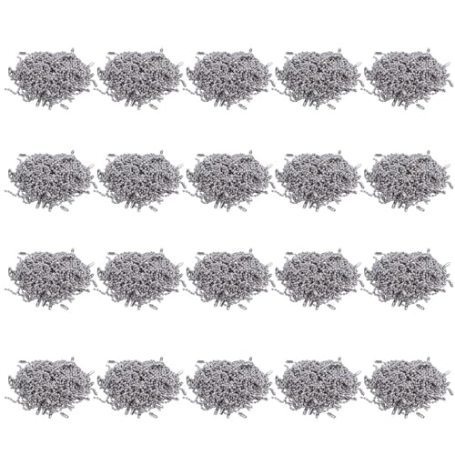 Pyugxab Edelstahl, 10 cm Länge, 2,4 mm Perlen, 2000 Stück, silberfarben Pyugxab Edelstahl, 10 cm Länge, 2,4 mm Perlen, 2000 Stück, silberfarben von Pyugxab