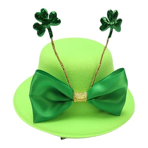 Grüner Zylinderhut, St. Patrick's Kostüm, Mützen, St. Patrick's Day, grüne Kappen, Zubehör für irisches Urlaubskostüm-Zubehör Grüner Zylinderhut, St. Patrick's Kostüm, Mützen, St. Patrick's Day, grüne Kappen, Zubehör für irisches Urlaubskostüm-Zubehör von Pzuryhg