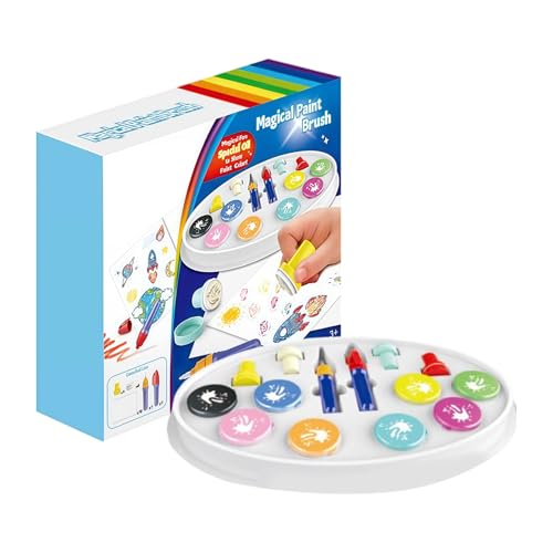 Pzuryhg Aquarell-Malpinsel-Marker – Wasserpinselstifte für Kalligraphie, PP-Material mit kreativem Zeichenstift, Stempel für Kunst, Malen, Kinder, Aktivitäten, Unterricht, nachfüllbares Werkzeug-Set Pzuryhg Aquarell-Malpinsel-Marker – Wasserpinselstifte für Kalligraphie, PP-Material mit kreativem Zeichenstift, Stempel für Kunst, Malen, Kinder, Aktivitäten, Unterricht, nachfüllbares Werkzeug-Set von Pzuryhg