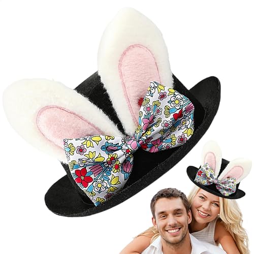 Pzuryhg Hasenhut Ostern | Niedliches Kostüm, Zylinderhut mit Ohren, exquisite -Cosplay-Requisiten, festliche Hasenkostüm-Hüte für Damen, Herren für Halloween, Fotografie Pzuryhg Hasenhut Ostern | Niedliches Kostüm, Zylinderhut mit Ohren, exquisite -Cosplay-Requisiten, festliche Hasenkostüm-Hüte für Damen, Herren für Halloween, Fotografie von Pzuryhg