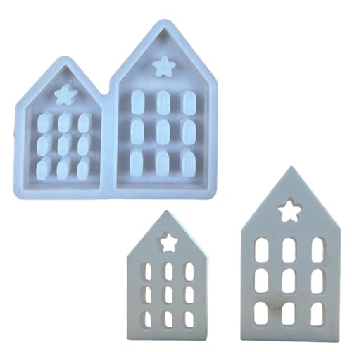 Schokoladenformen für Süßigkeiten, Silikon-Fondantformen, Kerzenherstellung, mit Sternform für Süßigkeitenpudding, Cupcake-Topper, Dekoration, 11,1 x 12,4 x 2 cm Schokoladenformen für Süßigkeiten, Silikon-Fondantformen, Kerzenherstellung, mit Sternform für Süßigkeitenpudding, Cupcake-Topper, Dekoration, 11,1 x 12,4 x 2 cm von Pzuryhg