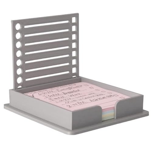 Sticky Note Template, Waterproof Acrylic Memo Holder With Stencil Design, Sturdy 3x3 Inch Note Dispenser, Perfect For Desk, Home, School, Or Planning Use, 3.75x3.75x0.78in von Pzuryhg