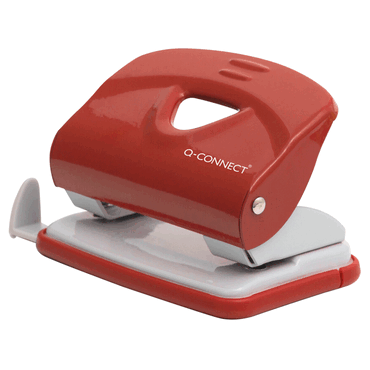 Q-CONNECT Locher rot/grau von Q-CONNECT