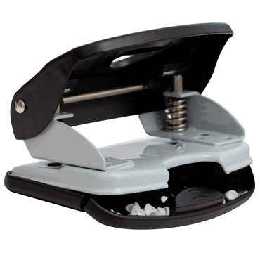 Q-CONNECT Locher schwarz/grau. von Q-CONNECT