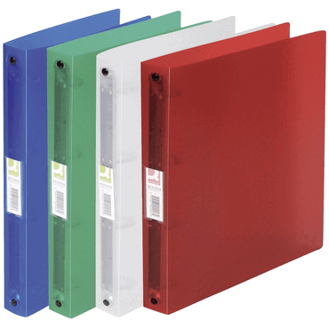 12 x Q-Connect Ringbuch transparent - A4 4-Ring Ring-Ø 25 mm transluze 12 x Q-Connect Ringbuch transparent - A4 4-Ring Ring-Ø 25 mm transluze von Q-Connect