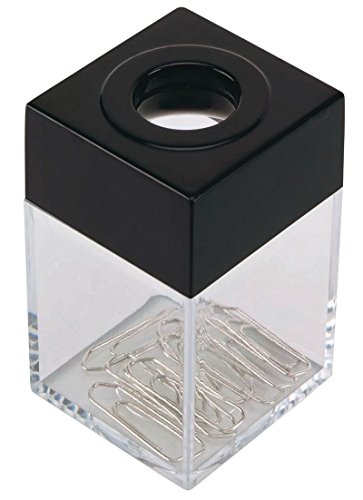 Q-CONNECT KF02132 Magnetischer Klammernspender Büroklammernspender Briefklammerspender/Rechteckig Transparent/für Büroklammern/ 4 x 4 x 7 cm/ 1 Stück Q-CONNECT KF02132 Magnetischer Klammernspender Büroklammernspender Briefklammerspender/Rechteckig Transparent/für Büroklammern/ 4 x 4 x 7 cm/ 1 Stück von Q-Connect