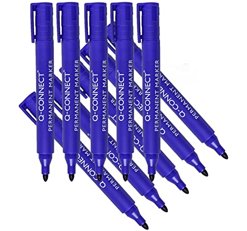 Q-CONNECT KF26046 Permanentmarker Rundspitze Blau/ 1,5-3mm / 10 Stück/Strichlänge: 300m Q-CONNECT KF26046 Permanentmarker Rundspitze Blau/ 1,5-3mm / 10 Stück/Strichlänge: 300m von Q-Connect