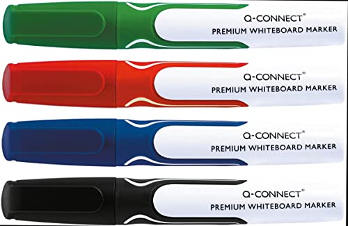 Q-Connect® Whiteboard-Marker-Etui Premium, 1,5-3 mm, sortiert; Sie erhalten 1 Stück von Q-Connect
