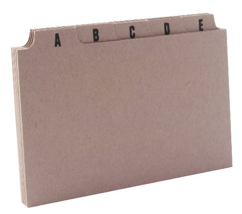 Q Connect 12,7 x 7,6 cm A-Z Indexkarten von Q-Connect