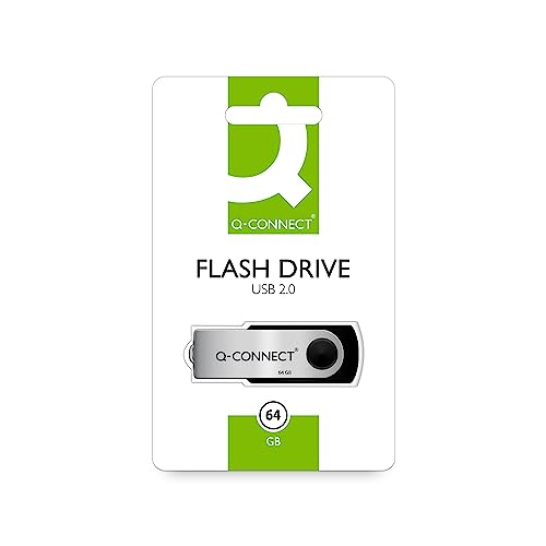 Q-Connect 64 Gb USB 2.0 Swivel Flash Drive von Q-Connect