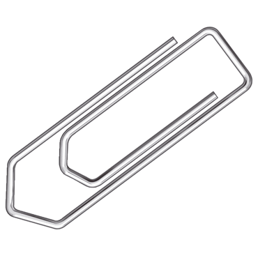 Q-Connect Briefklammer Metall 32 mm verzinkt Schachtel mit 100 Stück. von Q-Connect