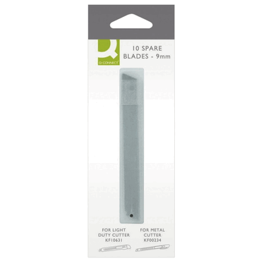 Q-Connect Cutter 9 mm - Ersatzklingen 10 Stück. von Q-Connect