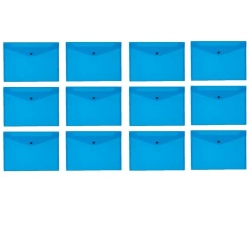 Q-Connect Dokumentenmappe aus Polypropylen, A4, Blau, 12 Stück Q-Connect Dokumentenmappe aus Polypropylen, A4, Blau, 12 Stück von Q-Connect