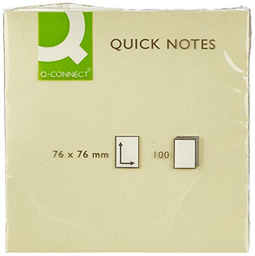 Q-Connect Haftnotizblock, 76 x 76 mm, 100 Blatt Q-Connect Haftnotizblock, 76 x 76 mm, 100 Blatt von Q-Connect